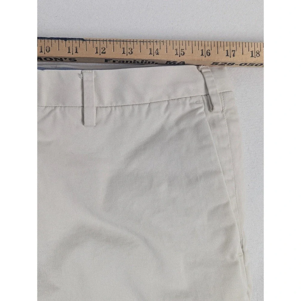 Polo Ralph Lauren Mens Stretch Slim Fit Chino Pants Tan Beige 34/32 Cotton Twill